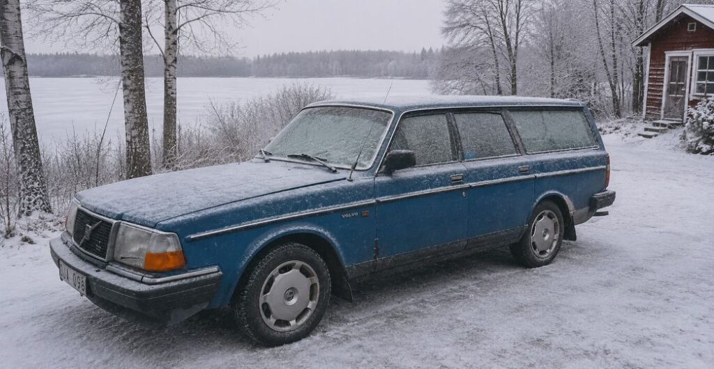 Volvo 240 vinterbil